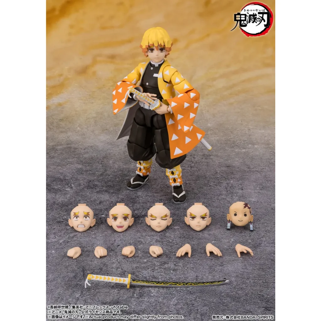 [Pre Order 10/2569] Bandai S.H.Figuarts Zenitsu Agatsuma 4573102673619 (Action Figure)