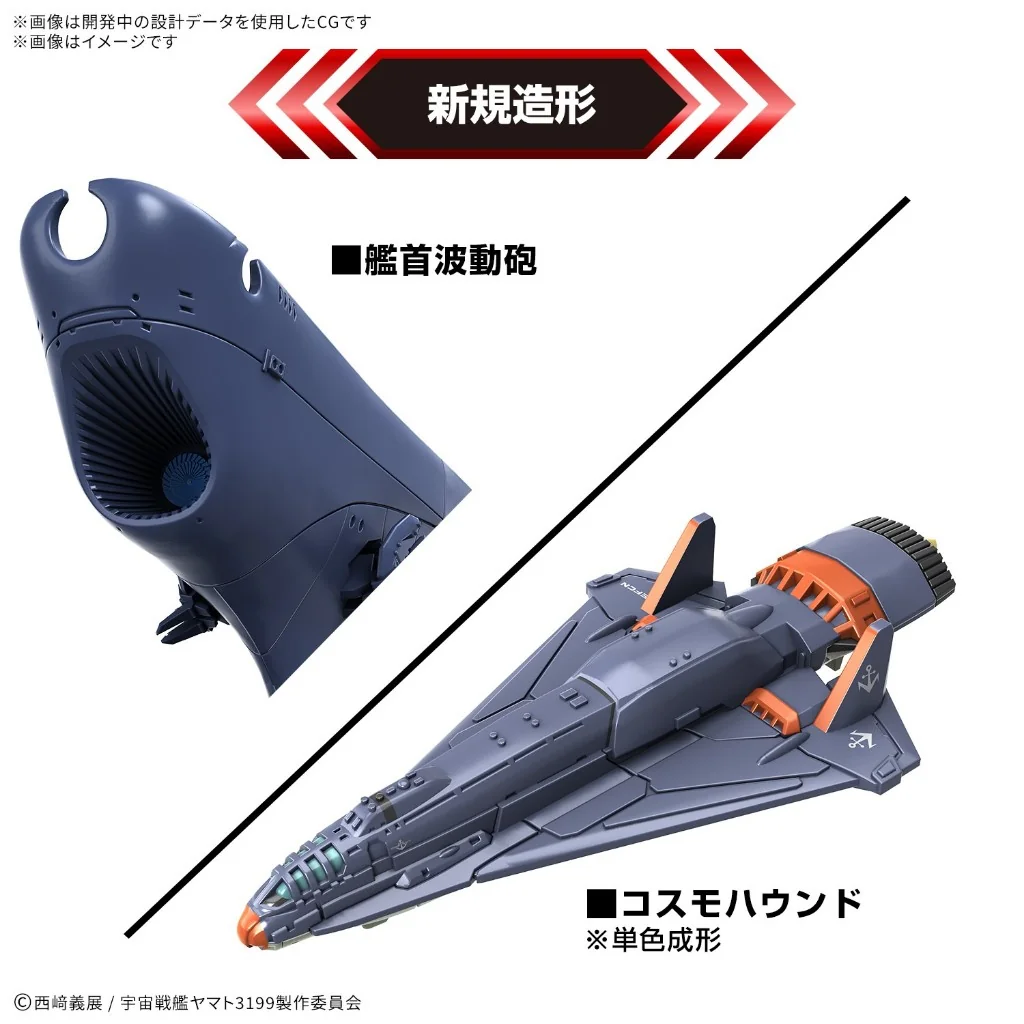 [Pre Order 10/2569] Bandai 1/1000 Space Battleship Yamato 3199 Deluxe Set 4573102742926 (Plastic Model)