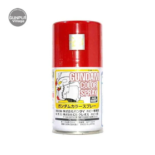 Mr.Hobby MR.GUNDAM COLOR SPRAY SG04 MS Red 4973028935042 (สี) Mr.Hobby MR.GUNDAM COLOR SPRAY SG04 MS Red 4973028935042 (สี)