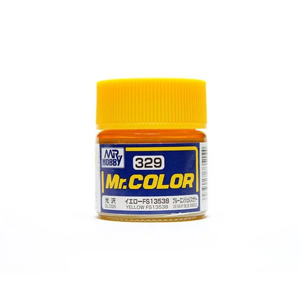 Mr.Hobby Mr.Color C329 Yellow FS13538 Gloss (10ml) 4973028735154 (สี) Mr.Hobby Mr.Color C329 Yellow FS13538 Gloss (10ml) 4973028735154 (สี)