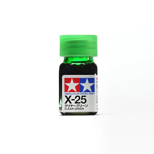 Tamiya Enamel Color 80025 X-25 Clear Green (Gloss Clear) 45135248 (สี) Tamiya Enamel Color 80025 X-25 Clear Green (Gloss Clear) 45135248 (สี)
