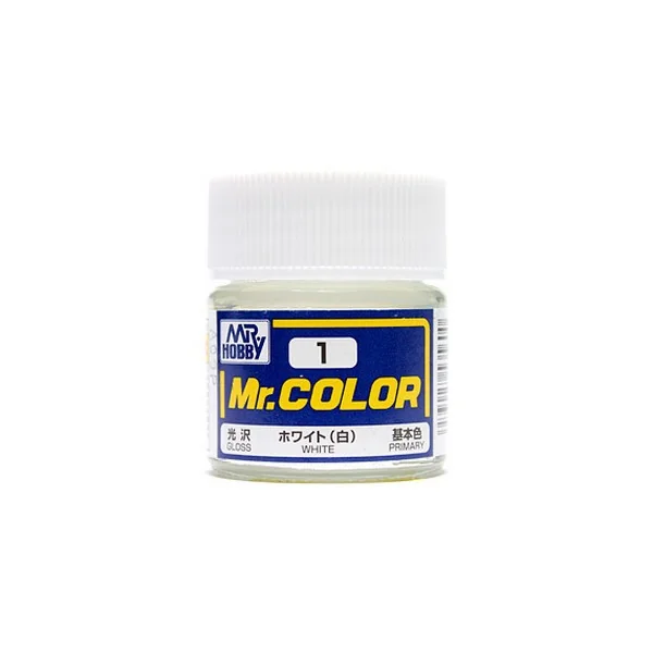 Mr.Hobby Mr.Color C1 White (10ml) 4973028535600 4973028716009 (สี) Mr.Hobby Mr.Color C1 White (10ml) 4973028535600 4973028716009 (สี)