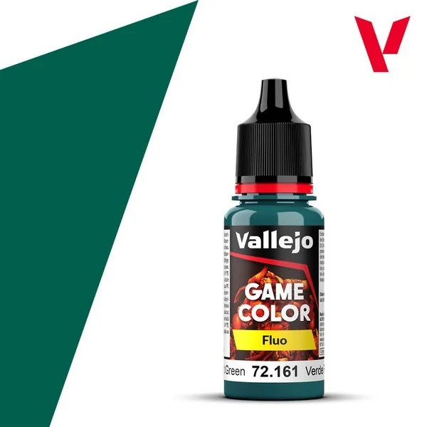 Vallejo Game Color Fluo 72.161 Fluorescent Cold Green 18 ml 8429551721615 (สี) Vallejo Game Color Fluo 72.161 Fluorescent Cold Green 18 ml 8429551721615 (สี)