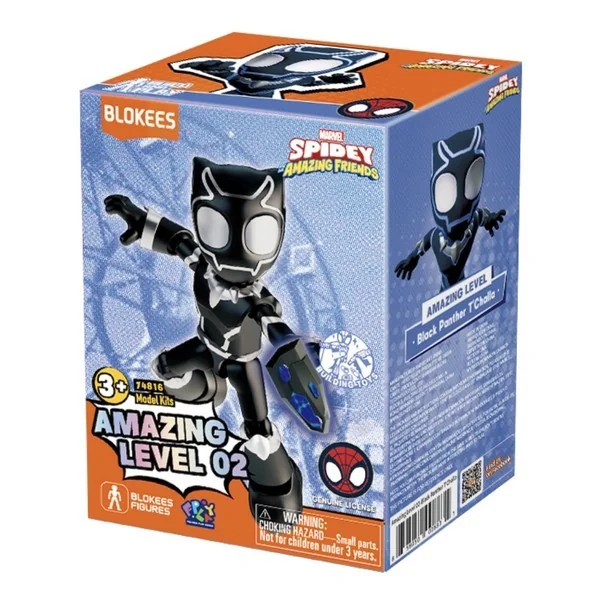Blokees Spidey And Friends 74816 Amazing Level 02 Black Panther T'Challa 858050008831 (Plastic Model) Blokees Spidey And Friends 74816 Amazing Level 02 Black Panther T'Challa 858050008831 (Plastic Model)