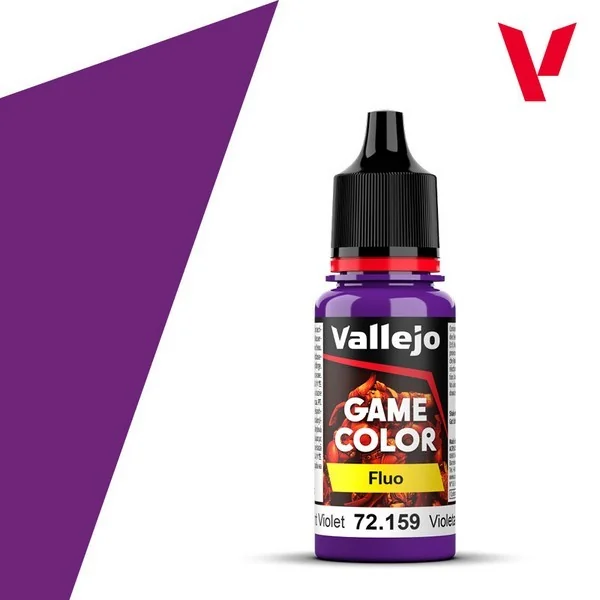 Vallejo Game Color Fluo 72.159 Fluorescent Violet 18 ml 8429551721592 (สี)