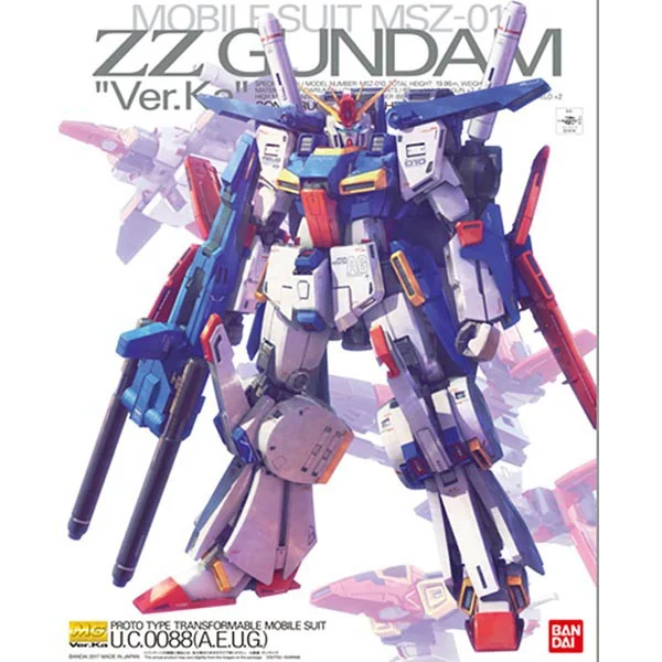 Bandai MG ZZ Gundam Ver.Ka 4573102631510 (Plastic Model) Bandai MG ZZ Gundam Ver.Ka 4573102631510 (Plastic Model)