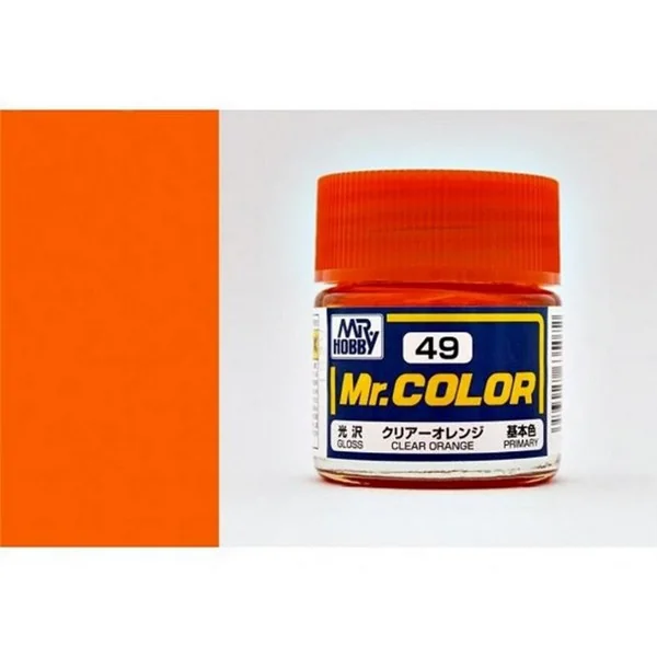 Mr.Hobby Mr.Color C49 Clear Orange Gloss (10ml) 4973028635072 (สี) Mr.Hobby Mr.Color C49 Clear Orange Gloss (10ml) 4973028635072 (สี)