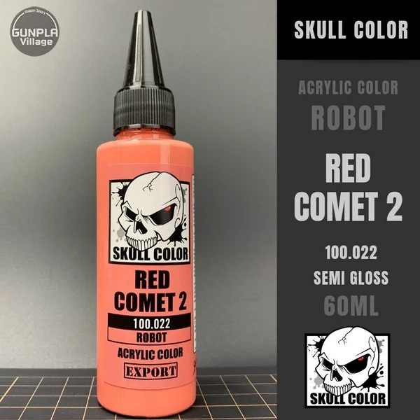 Skull Color 100.022 Red Comet 2 60 ml (Robot) 8853100903229 (สี) Skull Color 100.022 Red Comet 2 60 ml (Robot) 8853100903229 (สี)