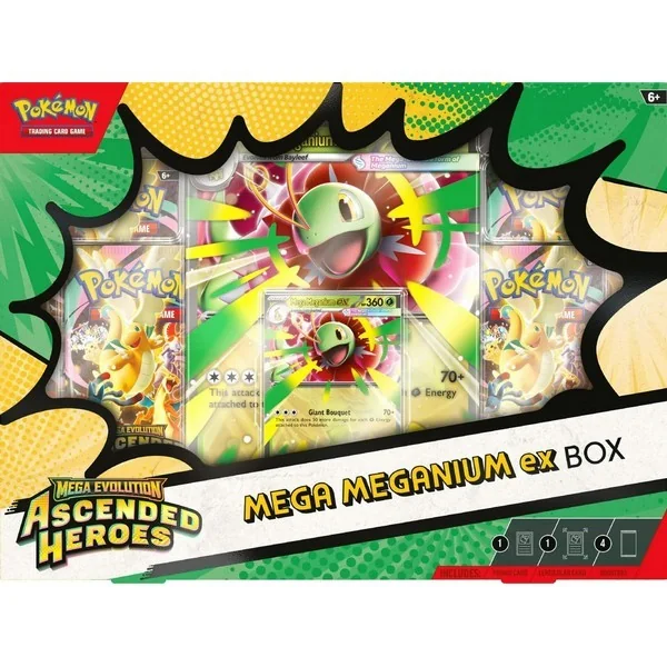 Pokemon ENG Mega Evolution Ascended Heroes Mega Meganium ex Box 196214141469C (การ์ดโปเกมอน) Pokemon ENG Mega Evolution Ascended Heroes Mega Meganium ex Box 196214141469C (การ์ดโปเกมอน)