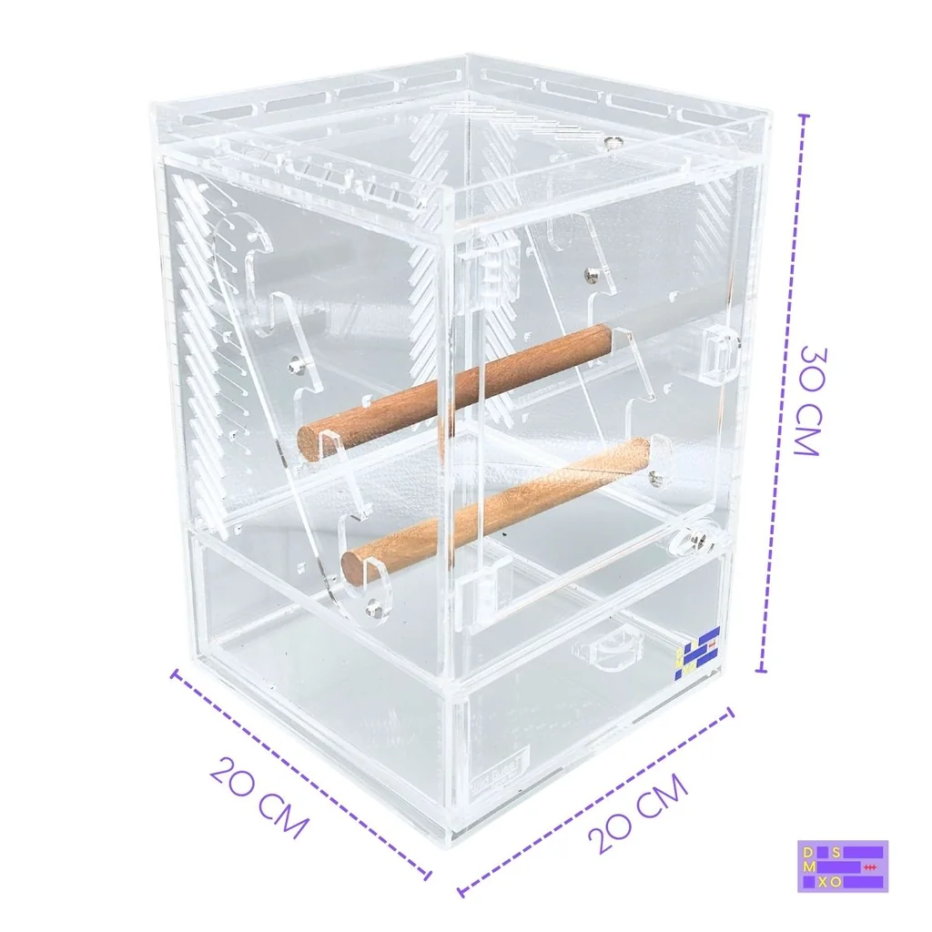 Wild Guest x DSMXO Acrylic Box กล่องอะคริลิคใส *เปิดบน/หน้า* มีช่องใส่อาหาร ใส่แมงมุม งู ตุ๊กแก หนา 4 mm Wild Guest x DSMXO Acrylic Box กล่องอะคริลิคใส *เปิดบน/หน้า* มีช่องใส่อาหาร ใส่แมงมุม งู ตุ๊กแก หนา 4 mm
