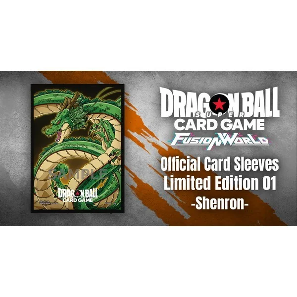 Bandai Dragon Ball Super Card Game Fusion World Official Card Sleeves Limited Edition 01 Shenron 4582769734199 (การ์ด) Bandai Dragon Ball Super Card Game Fusion World Official Card Sleeves Limited Edition 01 Shenron 4582769734199 (การ์ด)