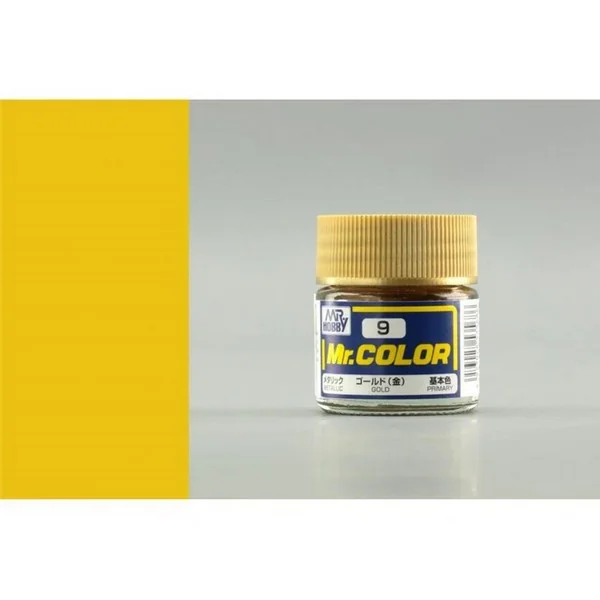 Mr.Hobby Mr.Color C9 Gold (10ml) 4973028535686 (สี) Mr.Hobby Mr.Color C9 Gold (10ml) 4973028535686 (สี)