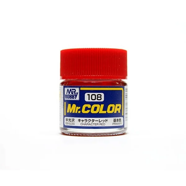 Mr.Hobby Mr.Color C108 Character Red Semi-Gloss (10ml) 4973028635461 (สี)