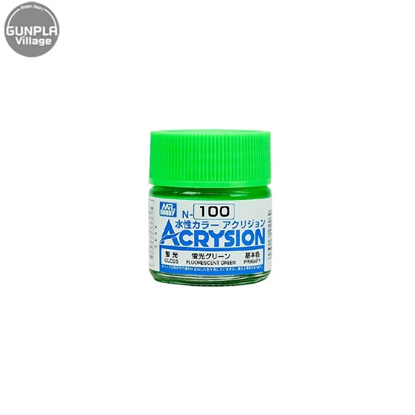 Mr.Hobby MR.ACRYSION COLOR N-100 FLUORESCENT GREEB 4973028112962 (สี) Mr.Hobby MR.ACRYSION COLOR N-100 FLUORESCENT GREEB 4973028112962 (สี)