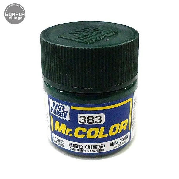 Mr.Hobby Mr.Color C383 Dark Green Kawanishi Semi-Gloss 4973028737257 (สี) Mr.Hobby Mr.Color C383 Dark Green Kawanishi Semi-Gloss 4973028737257 (สี)