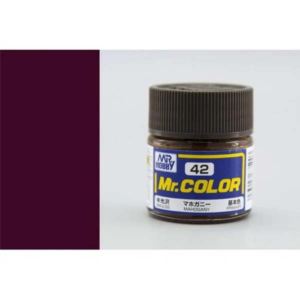 Mr.Hobby Mr.Color C42 Mahogany Semi-Gloss (10ml) 4973028635003 (สี) Mr.Hobby Mr.Color C42 Mahogany Semi-Gloss (10ml) 4973028635003 (สี)