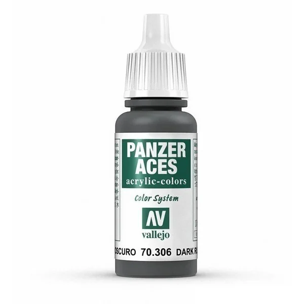Vallejo Panzer Aces 70.306 Dark Rubber 17 ml 8429551703062 (สี)