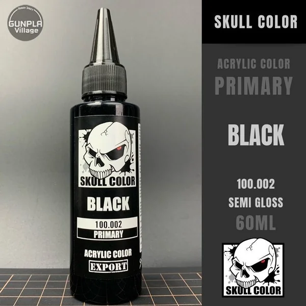 Skull Color 100.002 Black 60 ml (Primary) 8853100903021 (สี) Skull Color 100.002 Black 60 ml (Primary) 8853100903021 (สี)