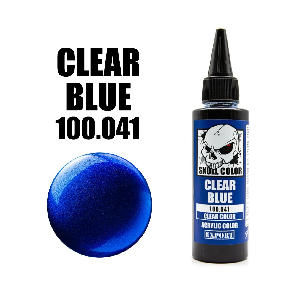 Skull Color 100.041 Clear Blue 60 ml (Clear Color) 8853100903410 (สี) Skull Color 100.041 Clear Blue 60 ml (Clear Color) 8853100903410 (สี)