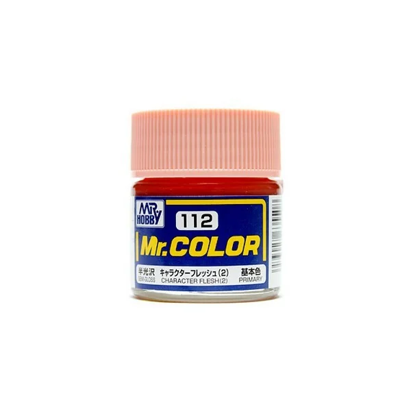 Mr.Hobby Mr.Color C112 Character Flesh (2) Semi-Gloss (10ml) 4973028635508 (สี) Mr.Hobby Mr.Color C112 Character Flesh (2) Semi-Gloss (10ml) 4973028635508 (สี)