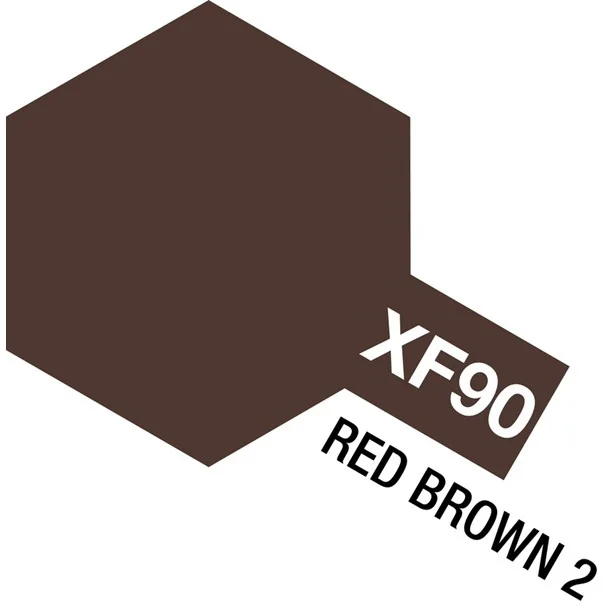 Tamiya 81790 Acrylic Mini XF-90 Red Brown 2 45207358 (สี) Tamiya 81790 Acrylic Mini XF-90 Red Brown 2 45207358 (สี)