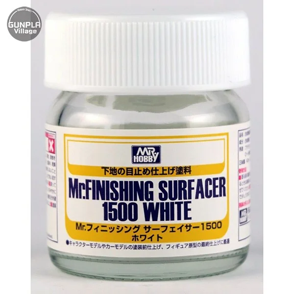 Mr.hobby MR.FINISHING SURFACER 1500 SF291 WHITE 4973028631166) (สี) Mr.hobby MR.FINISHING SURFACER 1500 SF291 WHITE 4973028631166) (สี)