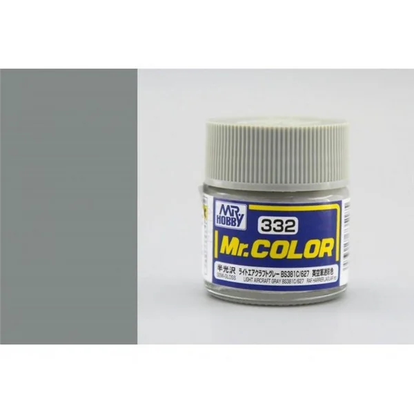 Mr.Hobby Mr.Color C332 Light Aircraft Gray BS381C/627 Semi-Gloss (10ml) 4973028735185 (สี)