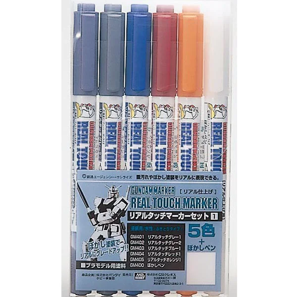 Mr.Hobby Real Touch Marker Set 1 GMS-112 4973028507034 (ปากกา) Mr.Hobby Real Touch Marker Set 1 GMS-112 4973028507034 (ปากกา)