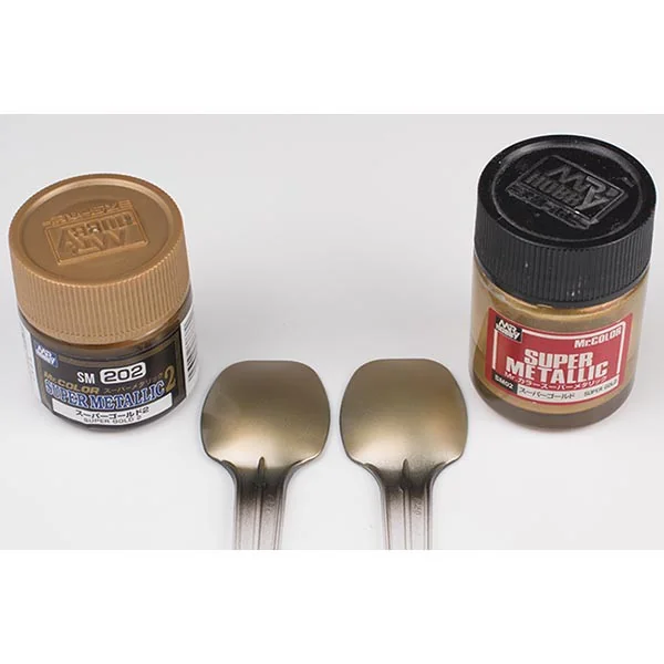Mr.Hobby MR.COLOR SUPER MATALLIC 2 SM202 Super Gold 2 4973028737370 (สี) Mr.Hobby MR.COLOR SUPER MATALLIC 2 SM202 Super Gold 2 4973028737370 (สี)