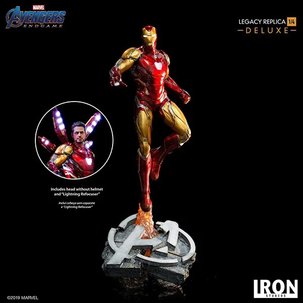 Iron Studios - Iron Man Mk 85 : Avengers Endgame Legacy Replica 1/4 Scale (Deluxe) 606529899783 (Figure)