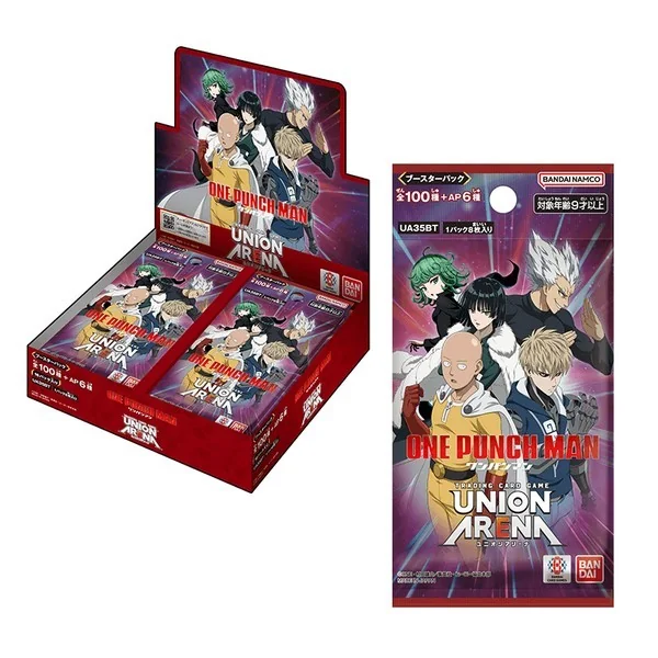Bandai Union Arena Booster Box UA35BT One Punch Man แบบกล่อง (16 ซอง) 4582769774737 (การ์ด)