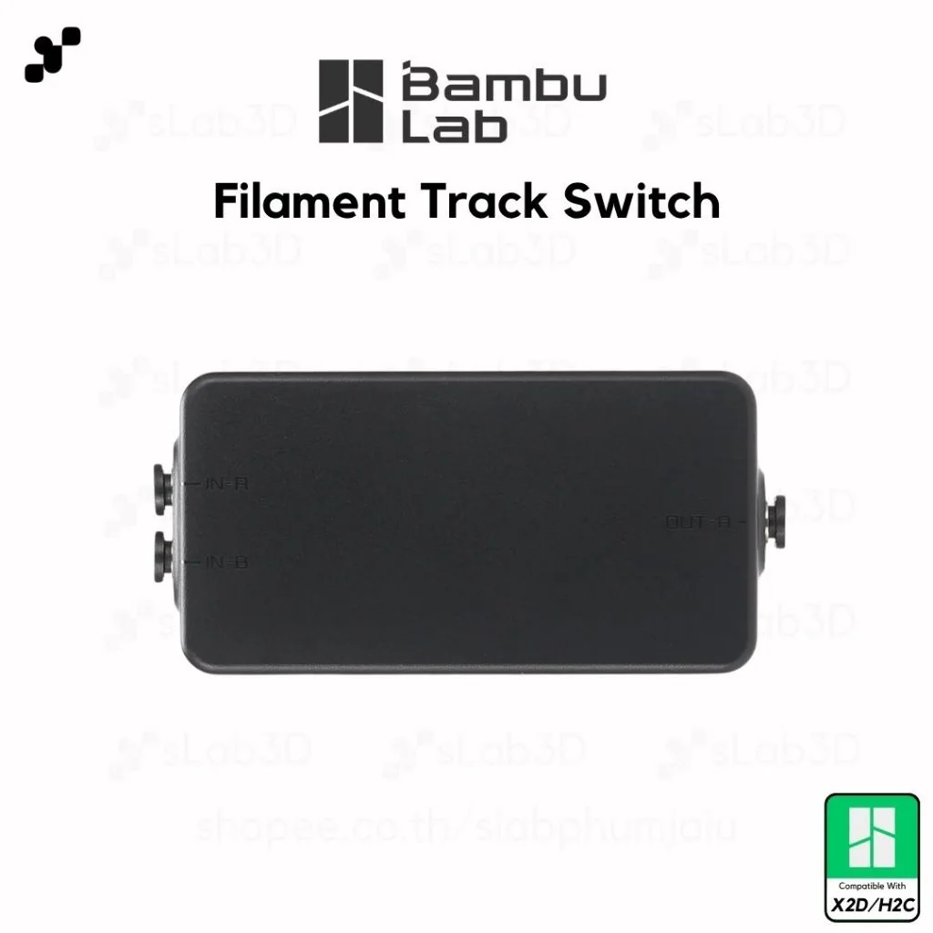 Bambu Lab Filament Track Switch | ตัวสลับเส้นอัตโนมัติสำหรับเครื่องพิมพ์สองหัวรุ่น X2D/H2C ของแท้ศูนย์ไทย Bambu Lab Filament Track Switch | ตัวสลับเส้นอัตโนมัติสำหรับเครื่องพิมพ์สองหัวรุ่น X2D/H2C ของแท้ศูนย์ไทย