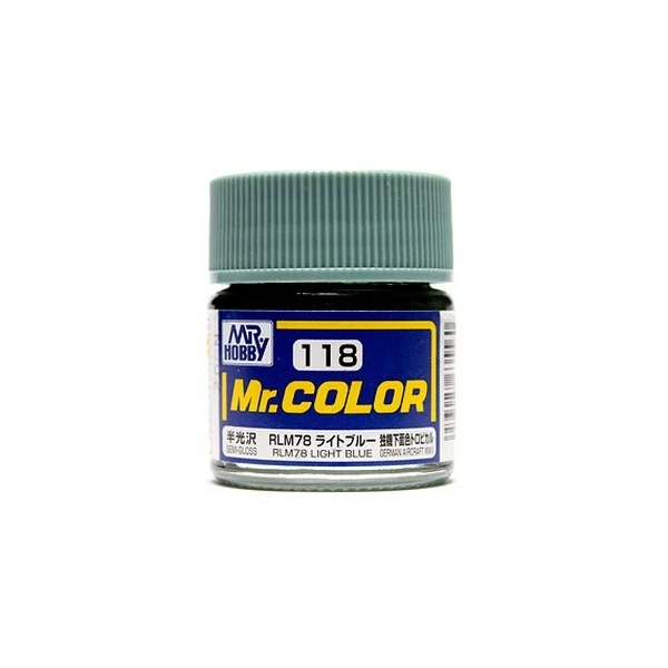 Mr.Hobby Mr.Color C118 RLM78 Light Blue Semi-Gloss (10ml) 4973028635560 (สี)