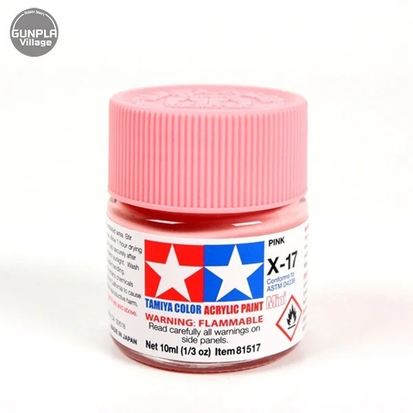 Tamiya 81517 Acrylic Mini X-17 Pink 45032868 (สี) Tamiya 81517 Acrylic Mini X-17 Pink 45032868 (สี)