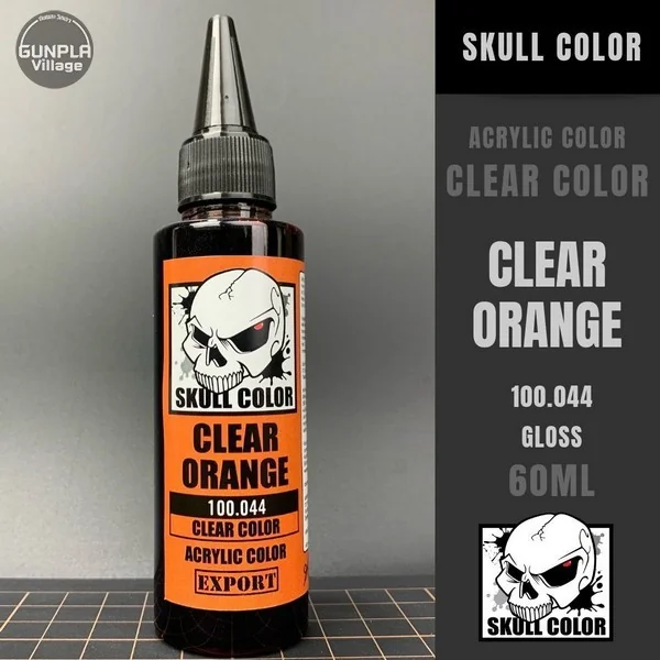 Skull Color 100.044 Clear Orange 60 ml (Clear Color) 8853100903441 (สี) Skull Color 100.044 Clear Orange 60 ml (Clear Color) 8853100903441 (สี)