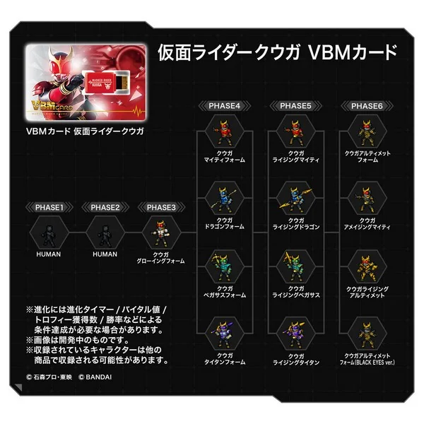 Bandai VBM Card Kamen Rider Kuuga 4549660723745 (Toy) Bandai VBM Card Kamen Rider Kuuga 4549660723745 (Toy)