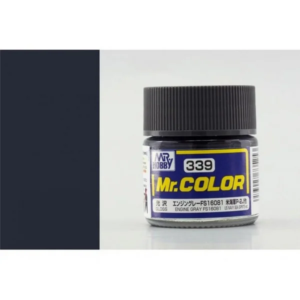 Mr.Hobby Mr.Color C339 Engine Gray FS16081 Gloss (10ml) 4973028735253 (สี) Mr.Hobby Mr.Color C339 Engine Gray FS16081 Gloss (10ml) 4973028735253 (สี)