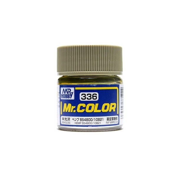 Mr.Hobby Mr.Color C336 Hemp BS4800/10B21 Semi-Gloss (10ml) 4973028735222 (สี)