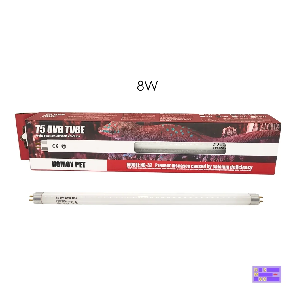 NOMOY PET T5 UVB 10.0 (8W 30W/14W 60CM/21W 90CM) เฉพาะหลอดไฟ หลอดไฟสัตว์เลื้อยคลาน หลอดไฟเต่าบก เต่าซูคาต้า เบี๊ยดดราก้อน กิ้งก่าทะเลทราย แสงแดดเทียม