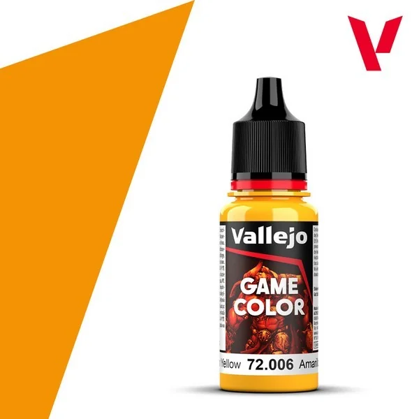 Vallejo Game Color 72.006 Sun Yellow 18 ml 8429551720069 (สี) Vallejo Game Color 72.006 Sun Yellow 18 ml 8429551720069 (สี)