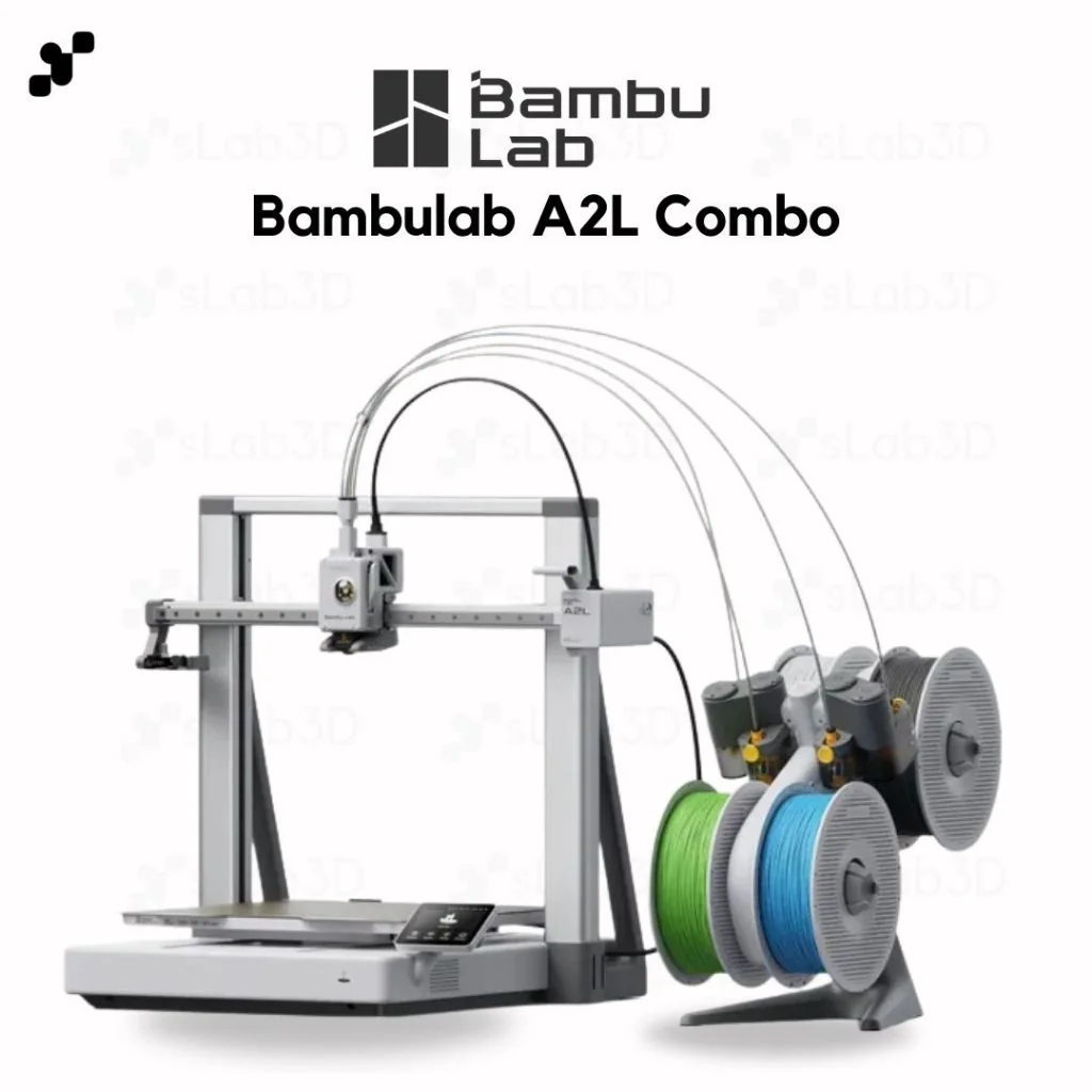 Bambulab A2L Combo เครื่องพิมพ์สามมิติ (3D Printer) ฐานใหญ่ขึ้น | แถมฟรี FDM Starter Kit E เครื่อง Global ประกันไทย