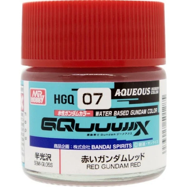 Mr.Hobby Aqueous Gundam Color HGQ07 Red Gundam Red 10ml 4973028501285 (สี) Mr.Hobby Aqueous Gundam Color HGQ07 Red Gundam Red 10ml 4973028501285 (สี)
