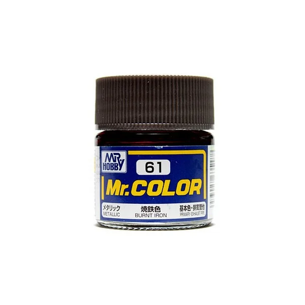 Mr.Hobby Mr.Color C61 Burnt Iron Metallic Gloss (10ml) 4973028635188 (สี) Mr.Hobby Mr.Color C61 Burnt Iron Metallic Gloss (10ml) 4973028635188 (สี)
