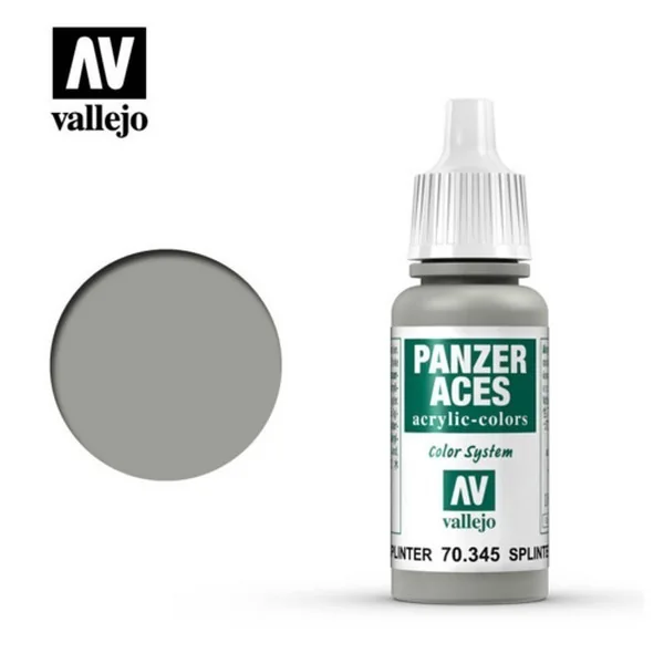 Vallejo Panzer Aces 70.345 Splinter Camouflage Base 17 ml 8429551703451 (สี) Vallejo Panzer Aces 70.345 Splinter Camouflage Base 17 ml 8429551703451 (สี)