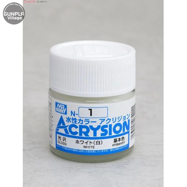 Mr.Hobby MR.ACRYSION COLOR N-01 WHITE 4973028034011 (สี) Mr.Hobby MR.ACRYSION COLOR N-01 WHITE 4973028034011 (สี)
