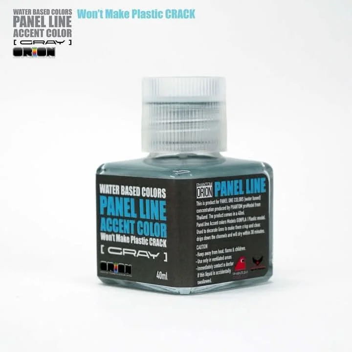 ORION Panel Line Water Based Colors (Gray) 40 ml 8853100904325 (Tool) ORION Panel Line Water Based Colors (Gray) 40 ml 8853100904325 (Tool)