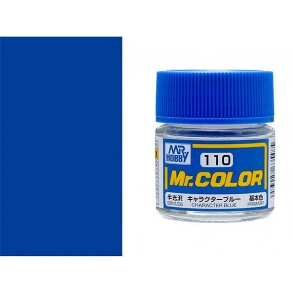 Mr.Hobby Mr.Color C110 Character Blue Semi-Gloss (10ml) 4973028635485 (สี) Mr.Hobby Mr.Color C110 Character Blue Semi-Gloss (10ml) 4973028635485 (สี)