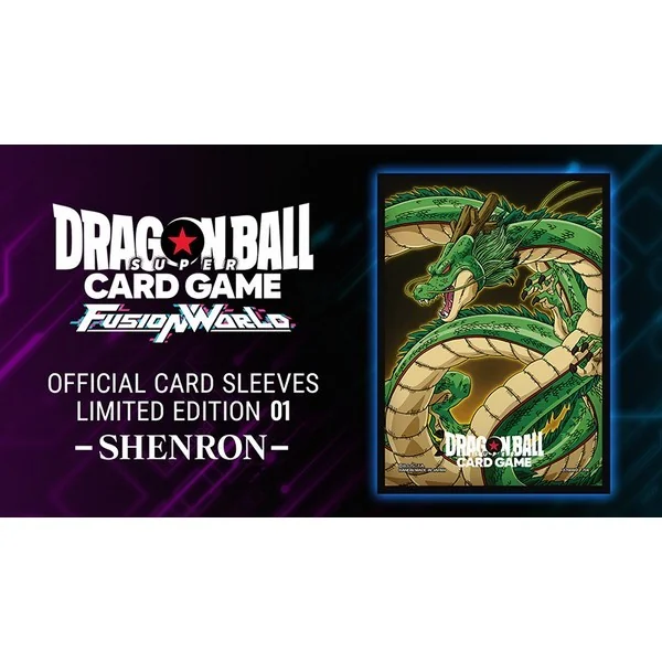Bandai Dragon Ball Super Card Game Fusion World Official Card Sleeves Limited Edition 01 Shenron 4582769734199 (การ์ด) Bandai Dragon Ball Super Card Game Fusion World Official Card Sleeves Limited Edition 01 Shenron 4582769734199 (การ์ด)