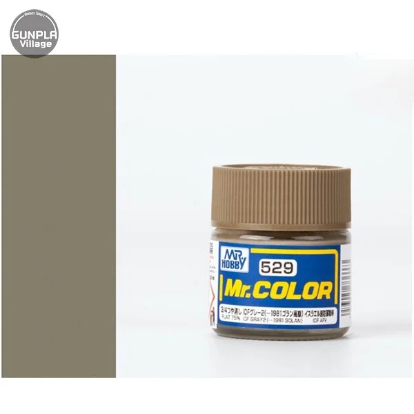 Mr.Hobby Mr.Color C529 IDF Gray 2 (-1981 Golan) Flat 4973028736663 (สี)