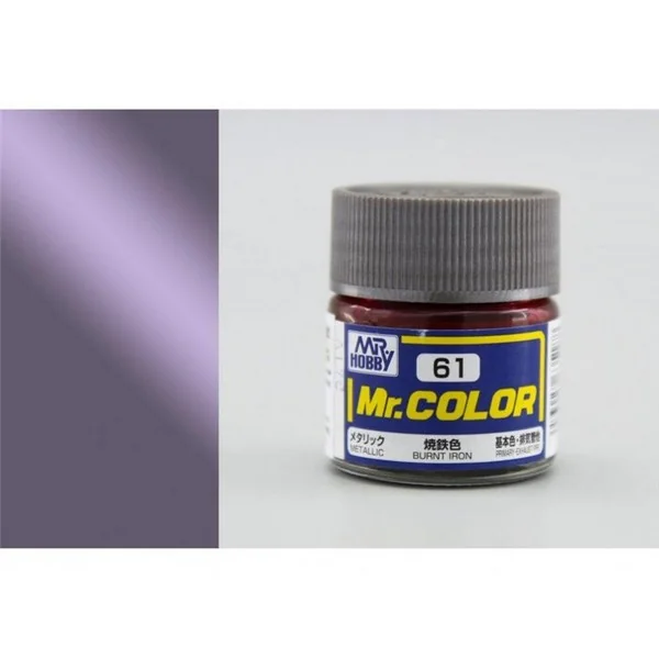 Mr.Hobby Mr.Color C61 Burnt Iron Metallic Gloss (10ml) 4973028635188 (สี) Mr.Hobby Mr.Color C61 Burnt Iron Metallic Gloss (10ml) 4973028635188 (สี)